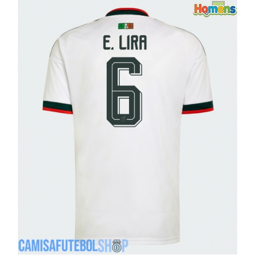 Camisa de time de futebol México Erik Lira #6 Replicas 2º Equipamento Mundo 2026 Manga Curta